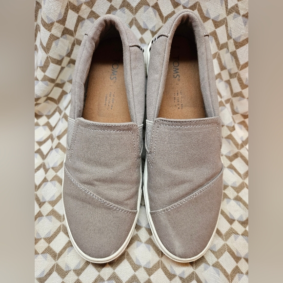 Womans Toms Slip-On Shoe Gray Size 7.5 - Picture 3 of 6
